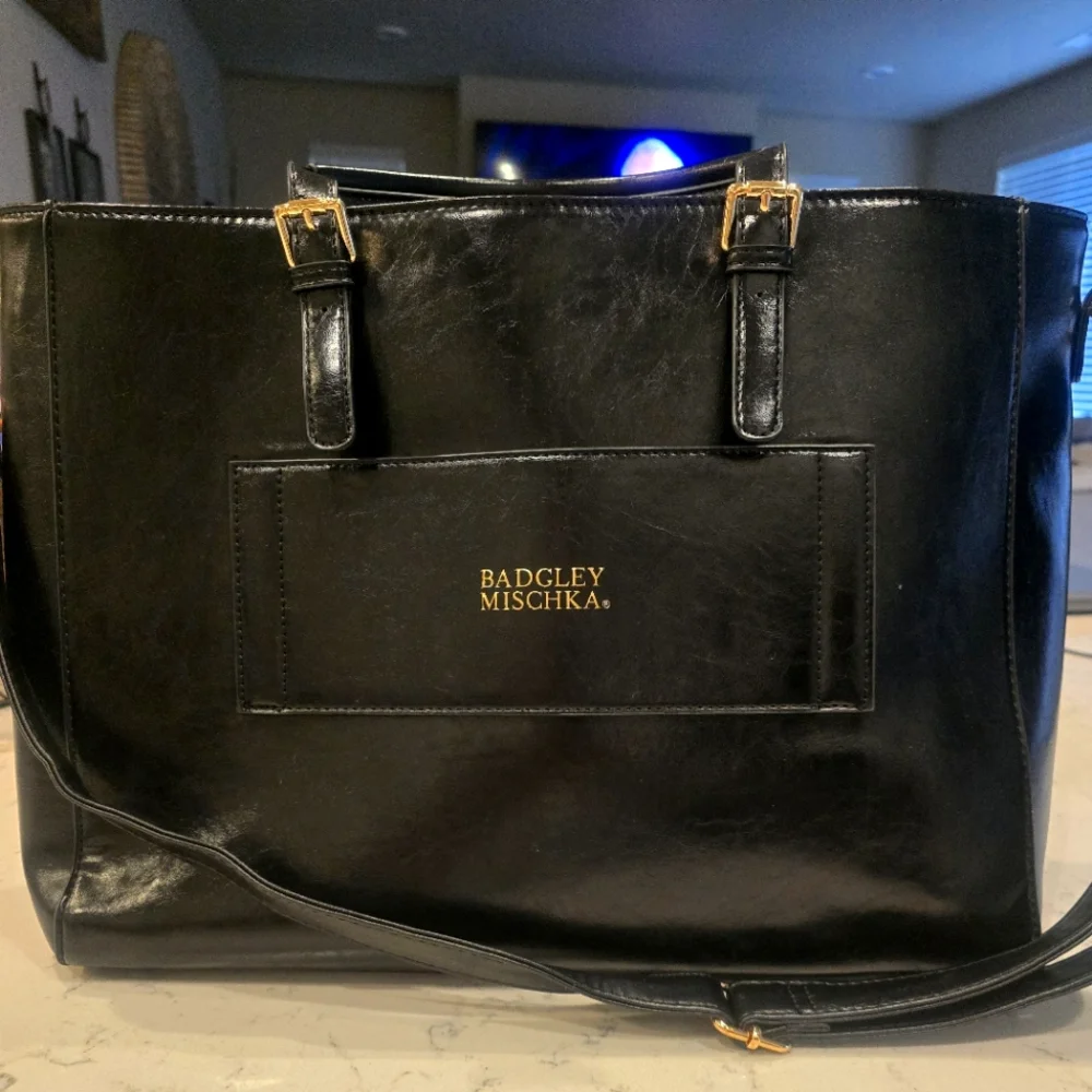Badgley Mischka sleek faux